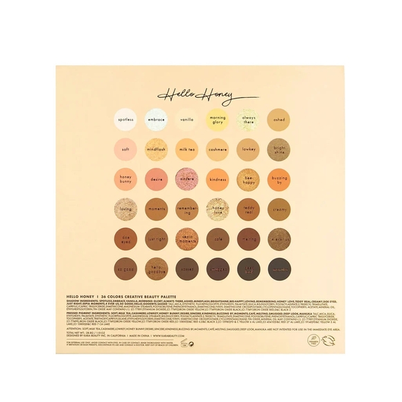 Neutral Glam Dream – Hello Honey 36-Color Eyeshadow Palette - Picture 3 of 3